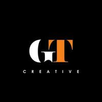 GT Letter Initial Logo Design Template Vector Illustration