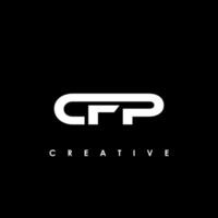 CFP Letter Initial Logo Design Template Vector Illustration