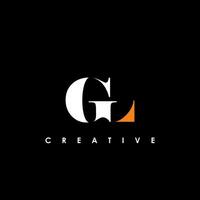 GL Letter Initial Logo Design Template Vector Illustration