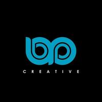 BP Letter Initial Logo Design Template Vector Illustration