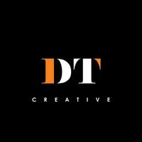 DT Letter Initial Logo Design Template Vector Illustration
