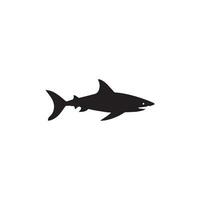 Shark icon on white background. Vector illustration design.