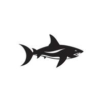 Shark icon on white background. Vector illustration design.