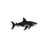 Shark icon on white background. Vector illustration design.