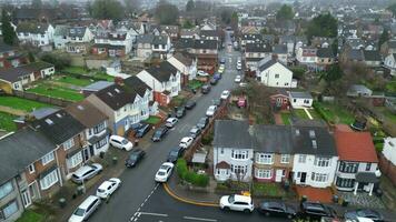 aéreo cenas do norte luton cidade do Inglaterra Unidos reino video