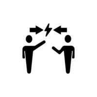 Conflict Resolution concept line icon. Simple element illustration. Conflict Resolution concept outline symbol design. vector