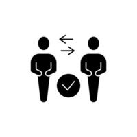 Mediation concept line icon. Simple element illustration. Mediation concept outline symbol design. vector