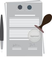 Contract Approved Business png