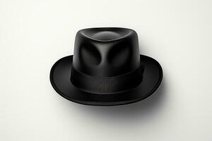 AI generated mens top hat sun protection professional photography photo