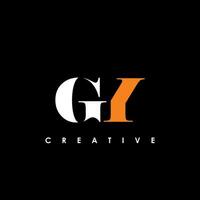 GY Letter Initial Logo Design Template Vector Illustration