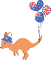 Cute Australia Day Kangaroo png