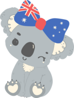 Cute Australia Day Koala png