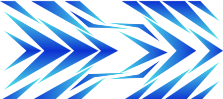 sportig blå skarp pil lutning tävlings design bakgrund transparent png