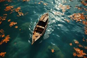 ai generado hermosa marina playa Oceano con vistoso barcos profesional fotografía foto