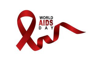 World aids awareness day concept vector