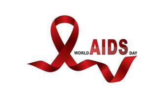 World aids awareness day concept vector