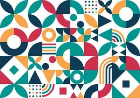 geometric background with abstract shapes vector