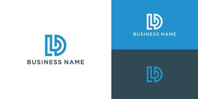 D,L vector logo. DL logo. Business logo. D,L letters monogram