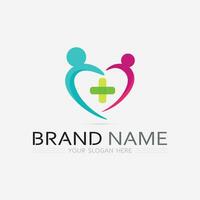 hospital and health care logo design vector cross logo design graphic