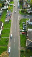 Aerial Footage of Hitchin City of England UK During Cloudy and Windy Day. October 28th, 2023 video