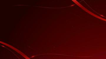 Abstract red design background with minimal round wave shape and shining glitter, copy space gradient background concept. vector