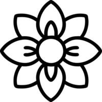 coloring book flower vector