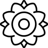 coloring book flower vector