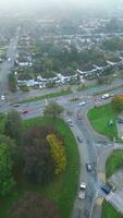 alto ángulo imágenes de hitchin ciudad de Inglaterra Reino Unido, octubre 28, 2023 video