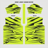 Sport jersey design ready to print vector