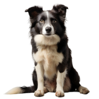 ai généré chien isolé sur transparent png