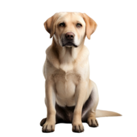 AI generated dog isolated on transparent png