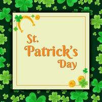 St Patrick's Day Background vector