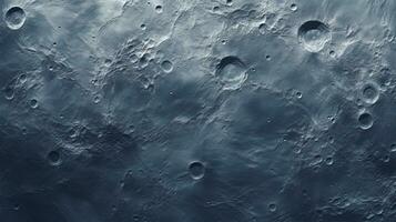 AI generated moon surface texture background photo