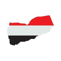 yemen map icon vector template