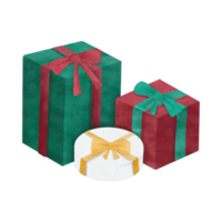 ai generado Navidad regalo nuevo año regalo png