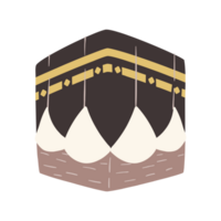 AI generated Kaaba icon. Kaaba mecca mosque png