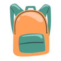 AI generated School Bag Cartoon png