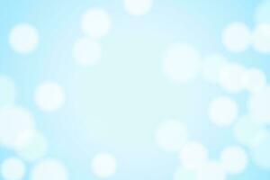 light blue background. abstract bokeh lights with soft light background photo