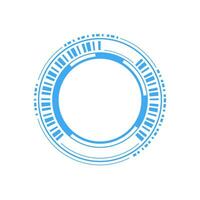 HUD futuristic circle technology background. Abstract Digital Circle Technology UI Futuristic vector