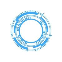 HUD futuristic circle technology background. Abstract Digital Circle Technology UI Futuristic vector