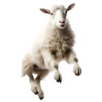 ai gegenereerd schapen jumping PNG