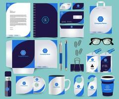 Classic stationery template design. Documentation for business. Corporate identity design template vector
