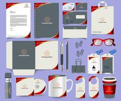 Classic stationery template design. Documentation for business. Corporate identity design template vector