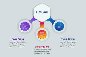 resumen infografia número opciones modelo. vector ilustración. lata ser usado para flujo de trabajo disposición, diagrama, negocio paso opciones