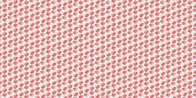 Simple pink red hearts seamless pattern. Valentines day background. Flat design endless chaotic texture made of tiny heart silhouettes on white background vector