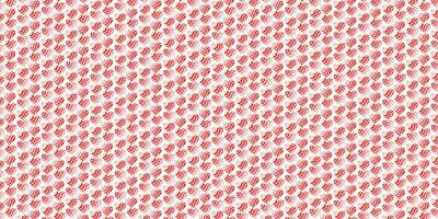 Simple pink red hearts seamless pattern. Valentines day background. Flat design endless chaotic texture made of tiny heart silhouettes on white background vector