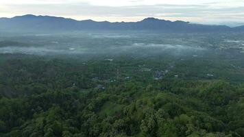 The atmosphere of the camping ground at the top of Mount Arang video