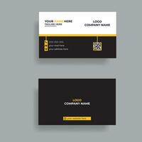 Modern business card design template. vector