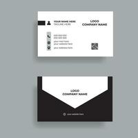 Minimal Business card design vector