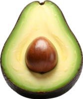 AI generated avocado transparent background png